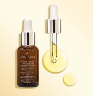 Ana Maria Cosmeticos Antioxidant and Detox Vitamin C Serum for All Skin Types | Vitamin C Serum All type Skins 1.02oz-30mL