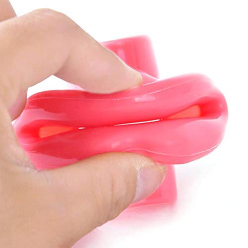 (2 Pack) Face Slimmer,Icanwin Silicone Rubber Face CareFace-Lift Slimmer Exercise Mouth Piece Muscle Anti Wrinkle Lip Trainer Mouth Massager Exerciser Mouthpiece