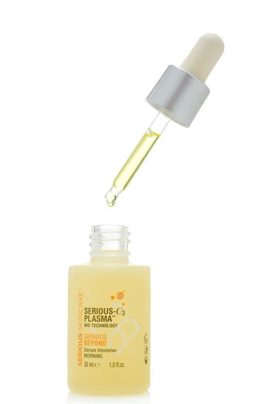Serious Skincare - Beyond Intensive Vitamin C Serum for Face & Neck - 60 Day Facial Treatment to Brighten & Revive Glow - Visibly Smooth Lines, Wrinkles and Pores - AM & PM 2 Piece Skin Care Set