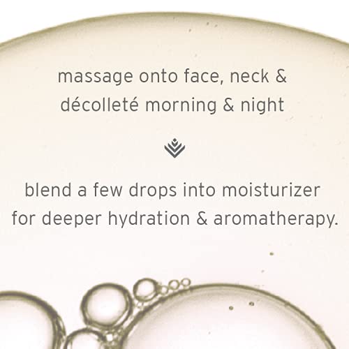 Kerstin Florian Organic Rehydrating Neroli Facial Oil | Anti Aging Moisturizer with Jojoba and Argan Oils | Facial Serum for All Skin Types (1 fl oz)