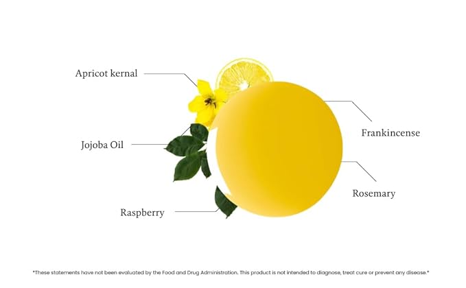 Vitamin C Glow Face Elixir, Hydrating Anti-Aging Face Oil for Sensitive Skin, Brightening & Nourishment | Organic, Plant-Based Facial Oil, Pollution Defense & Natural Glow | USA Made–1.69 fl oz