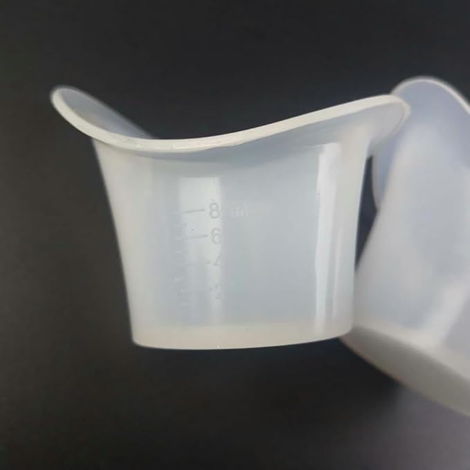 10 Pcs Silicone Eye Wash Cups Eye Cleaning Cups Eye Care Cups Eye Cleaner Cups Eye Cleansing Cups Eye Bath Cups Eye Flushing Cups with Calibration