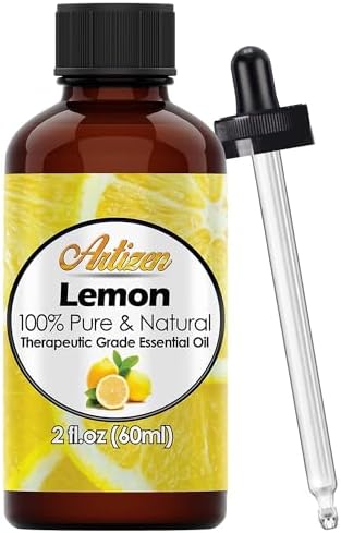 Artizen 2oz Oils - Lemon Essential Oil - 2 Fluid Ounces