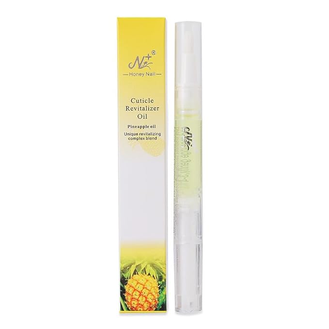 Natural Nail Growth Oil,Nail Growth Oil Pen,Cuticle Oil, Natural Growth Serum For Nails Moisturize -For Growth And Strength, Nail Strengthener For Damaged Nails (Pineapple oil, 0.18 / Fl Oz)