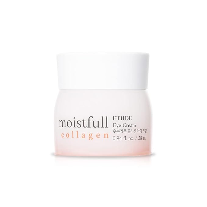 ETUDE Moistfull Collagen Eye Cream 28ml(0.94 fl.oz) (21AD) | Skin Care Facial Moisturizing Night Cream | Hydrating Collagen Eye Cream | Korean Skin Care, Kbeauty, Perfect for Gift