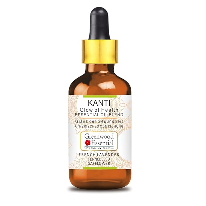 Kanti - Glow of Health. Complete Nourishment for Face. Ayurvedic Fomulation for Blemish Free, Acne Free, Even Tone Glowing Skin 30ml (1 oz)