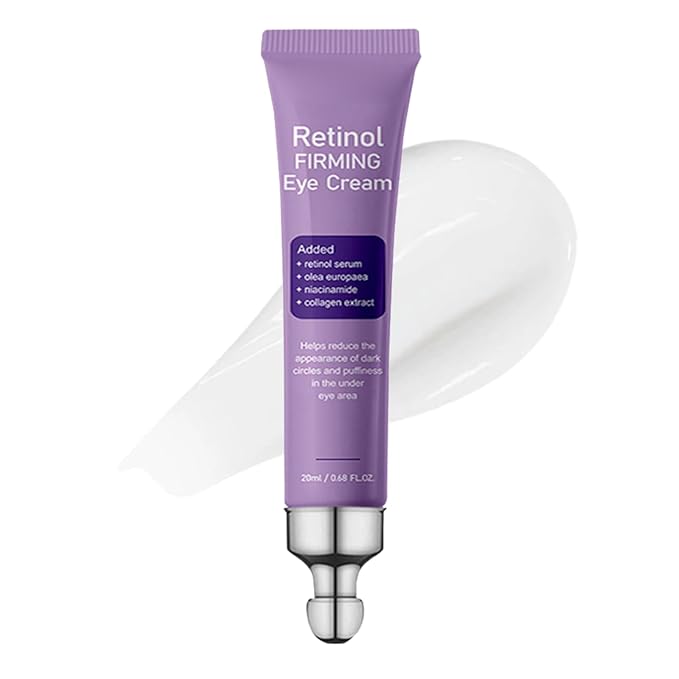 Collagen Eye Cream Anti Aging - Under Eye Cream for Dark Circles - Retinol Eye cream - Firming Eye Serum - for Puffiness and Bags Under Eyes - Smooth Eye Bags Treatment for Women