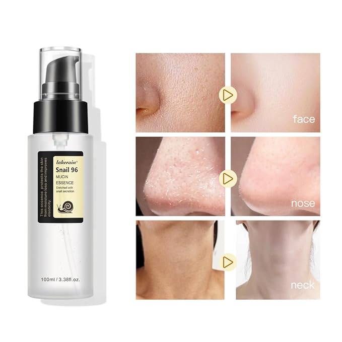 100ML Snail Mucin Serum,Advanced Snail 96 Mucin Power Essence,Snail Mucin Repair Dark Spots,Snail 96,Snail Mucin Essence for Face,Hydration and Moisture,Improve Skin Vitality