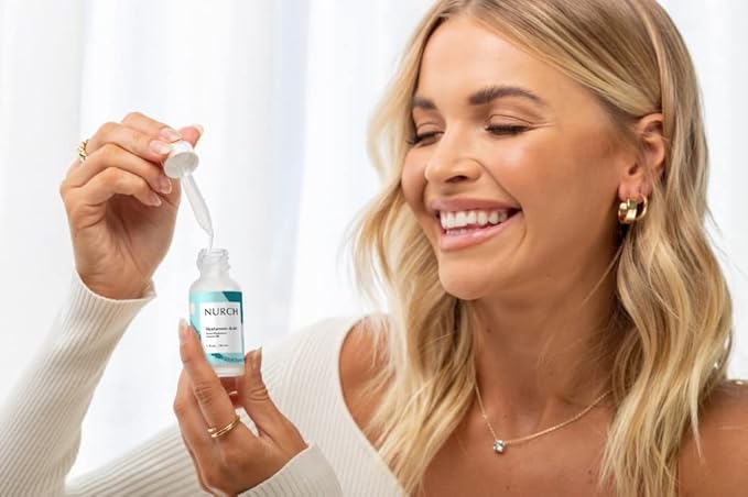 Pure Hyaluronic Acid Serum for Face + Snow Mushroom + Vitamin B5 | Natural & Lightweight | Vegan, Clean, & Fragrance Free | Moisturizer Hydrates Dry Skin & Reduces Appearance of Fine Lines, 1 Oz