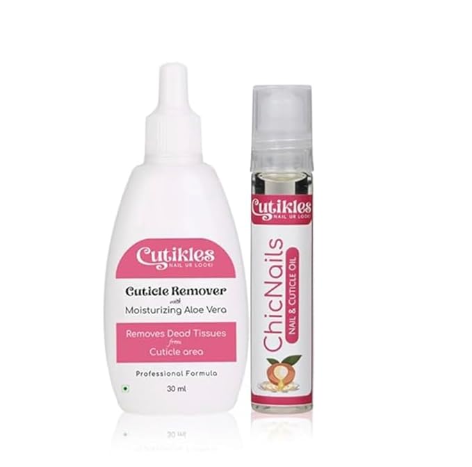 CutiCouple - Combo Pack of Cuticle Remover & Cuticle Oil - 1.33 Fl oz