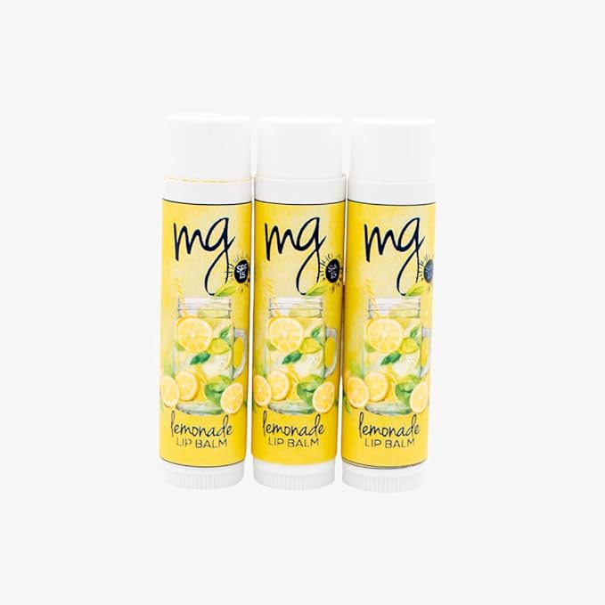 Mad Gab's MG Signature Lemonade Balms with SPF 15 (Pack of 3)