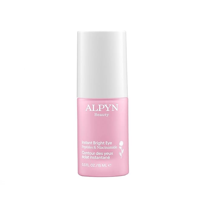 Alpyn Instant Bright Eye with Peptides & Niacinamide | Brightens Dark Circles, Visibly Firms & Softens Fine Lines | 0.5 Fl Oz / 15 ml