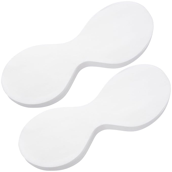 Joez Wonderful 150 Sheets Disposable Eye Mask Paper, Non Woven Eye Care Patches Paper Eye Covers, Cotton Spa Eye Pads for Facials, DIY Clear Eye Mask Paper Beauty Sheets for Makeup