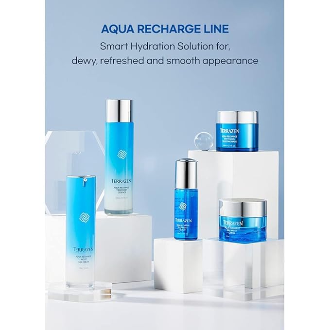 Aqua Recharge Deep Moist Serum, 1.85 fl oz / 55ml - Korean Face Serum, K Beauty, Biotics Intensive Serum, +8 Hyaluronic Acid for Dewy Radiance