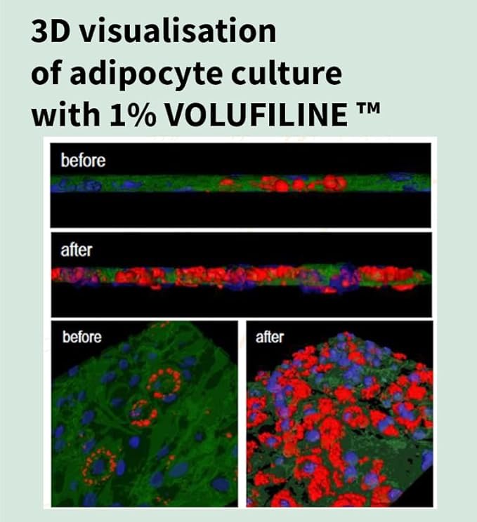 100% Volufiline 10ml (0.37 Fl Oz) Patented Cosmetic Ingredient from SEDERMA (France) Just Add A Few Drops DIY Skin Care Cosmetic Ingredient