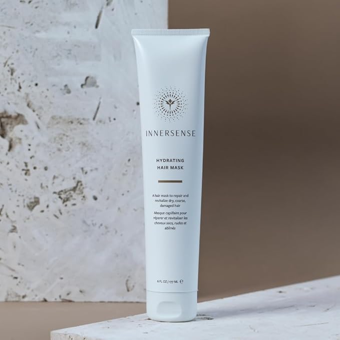 INNERSENSE Organic Beauty - Natural Hydrating Hair Mask | Deep Hydration, Nourishing, Strengthening | Non-Toxic, Cruelty-Free, Clean Haircare (2 Pack - 2 fl oz | 59.1 mL each)