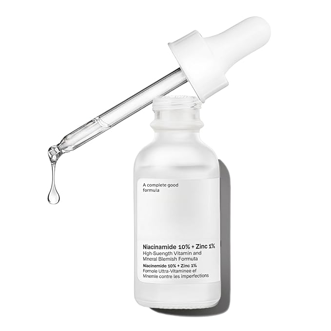 10% Niacinamide + 1% Zinc Face Serum, Nourishing & Refreshing Facial Serum , Women Serum for Oil Control and Acne 30ML/1 Fl Oz