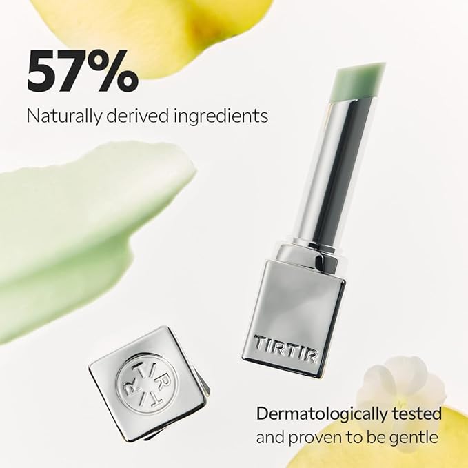 TIRTIR Water Mellow Lip Balm, 02 Mauve Berry, 0.11 Fl Oz – pH Color Changing Organic Korean Lip Care, Lightweight Deep Hydration Lip Moisturizer for Women Men, Paraben Free