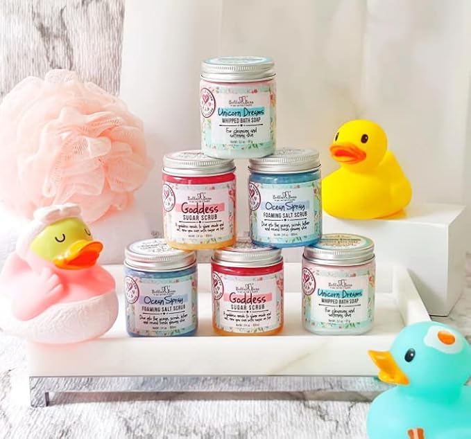 Bella & Bear Goddess Sugar Scrub - Travel Size - Vegan 3.4oz (Travel Size)