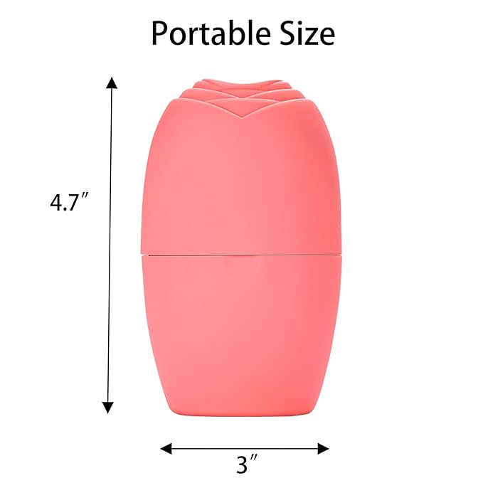 Ice Face Roller, Recula Silicone Ice Roller for Face to Tighten and Lift skin, Face & Eye Puffiness Relief, Reusable Facial Ice Mold for Neck to Enhance Natural Glow, Skin Care for Women Beauty