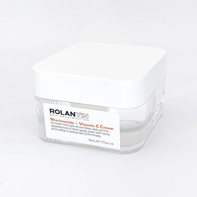 ROLANYIN Niacinamide + Vitamin C Cream Deep Hydration Anti Aging Revitalizing Pore Minimizing and Even Skin Tone Formula Skin Care