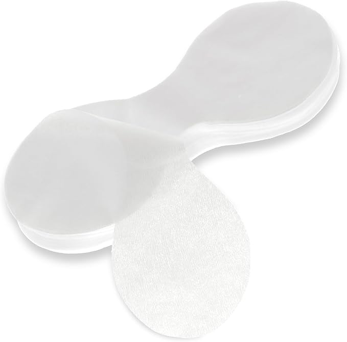 100 Sheets Disposable Non Woven Eye Care, Cotton Eye Mask Paper Paper Facial Eyes Pads Spa DIY Clear Eyes Mask Papers Beauty Sheets for Makeup Skincare Spa Wrap Moisture Retention