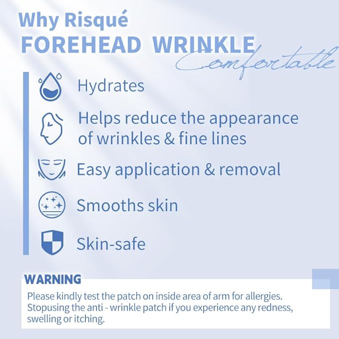 20pcs Masks | Collagen Forehead Anti-Wrinkle Treatments | Jelly Touch Mask | Skin-Friendly Hydrogel for Deep Hydration, Firming & Fine Line Reduction, Targets Forehead Wrinkles & Frown Lines