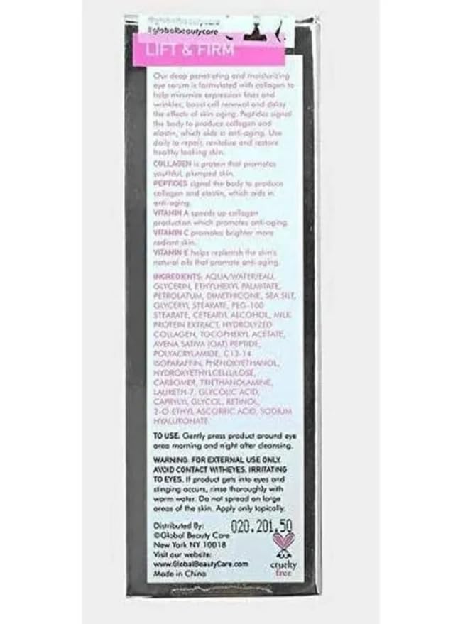 Beauty Care Lift Firm Eye Cream With Collagen Peptides