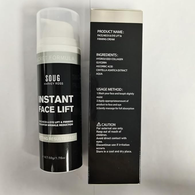 Instant Face Lift Cream - 2PCS Under Eye Bags and Wrinkles Eye Cream for Firming Delicate Eye Skin. Wrinkle Eye Cream for Puffiness and Bags Under Eyes