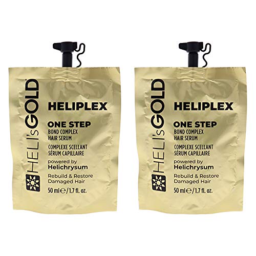 Heliplex One Step Hair Serum for Unisex - 1.7 oz Serum - Pack of 2