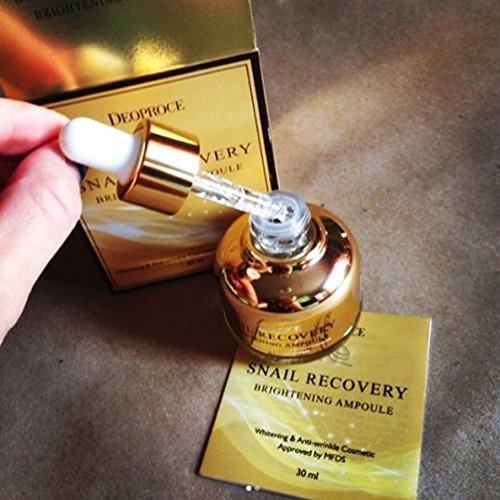 Deoproce Snail Repair Intensive Glowing Serum and Korean Skin Care Anti-Wrinkle Skin Tightening and Improvement (Snail Serum)