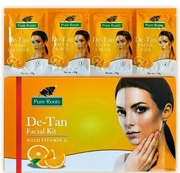 Export Store De-tan Facial Kit (40 g) Pack. One Time Use Kit.