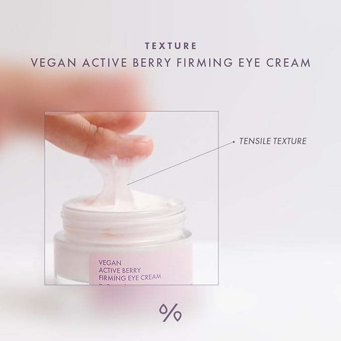 leegeehaam Dr.Ceuracle Vegan Active Berry Firming Eye Cream with Applicator (32g / 1.12 oz.) - Hydrating Resveratrol Eye Treatment for Dark Circles and Puffiness