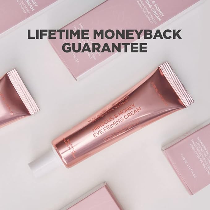 Hibiscus and Honey Eye Firming Cream and Multi Balm Bundle | Hibiscus and Honey Eye Firming Cream and Multi Stick Balm For Face, Neck and Body | Neck Firming Cream and Balm With Skin Bounce Complex