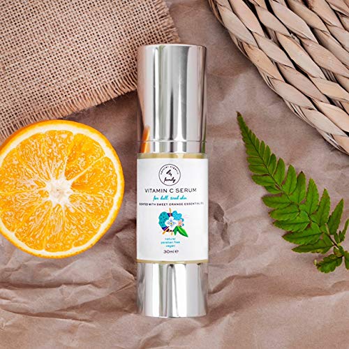 Vitamin C Serum for Face with Hyaluronic Acid, Aloe Vera, Retinol, and Vitamin E - Natural Skin Care for Beautiful and Healthy Skin - Helps Dull and Tired Skin and Fine Lines