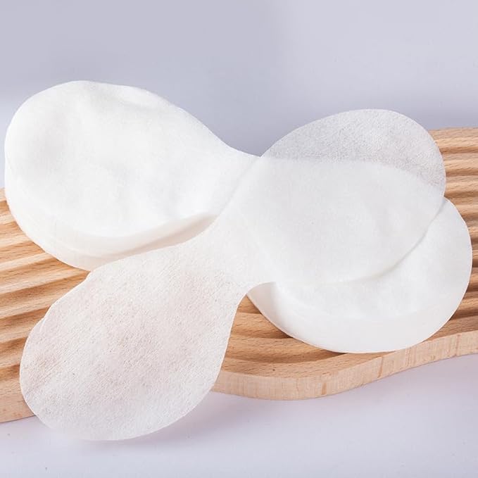 100 Sheets Disposable Eye Masks Paper Non-Woven Eyes Covers Under Eye Patches Facial Spa Eyes Care DIY Eye Pads for Skincare Home Salon Beauty Tools