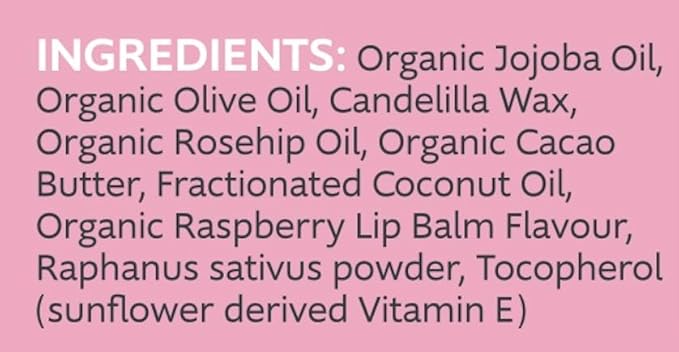 Slo | Natural Lip Balm - All Natural Ingredients, Vegan & Cruelty Free, Hydrating & Soothing, Plastic Free, Paper Packaging | Raspberry + Rosehip, (0.28oz/8g)