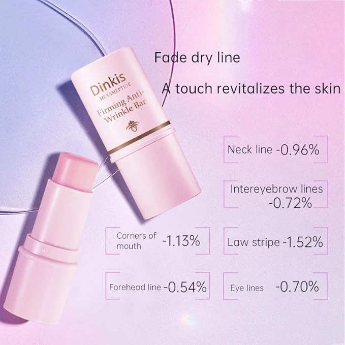 1 PC Tight and Fine Line Resistant Firming Collagen Bar Balm Stick, Hydrating Moisturizing smoothening Balm Stick for Face, Body and Hair, 3.5g / 0.19 OZ