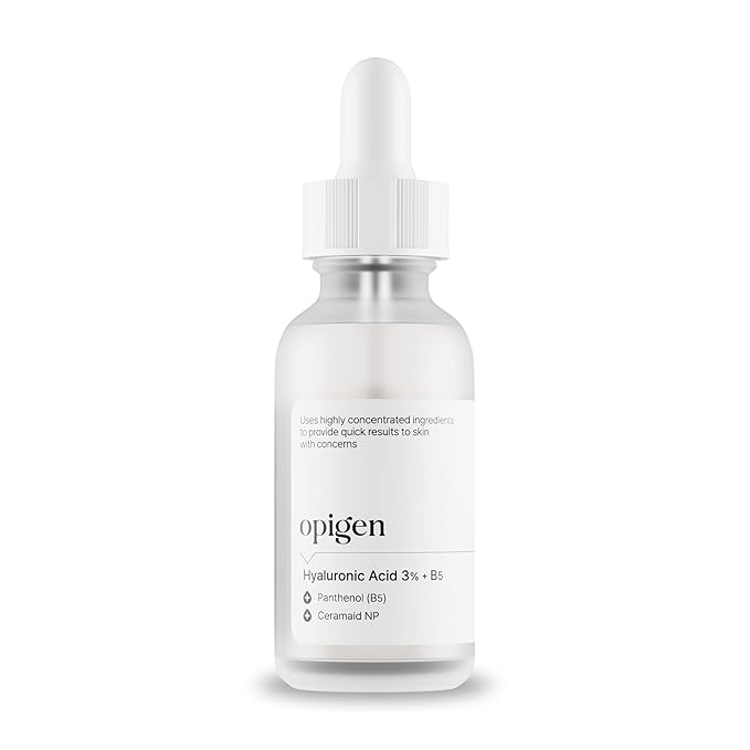 Hyaluronic Acid 3% + B5 Serum for Face with Panthenol, Ceramide, Intense Hydration, facial moisturizer, Visibly Plumped Skin 1oz Korean Skin Care