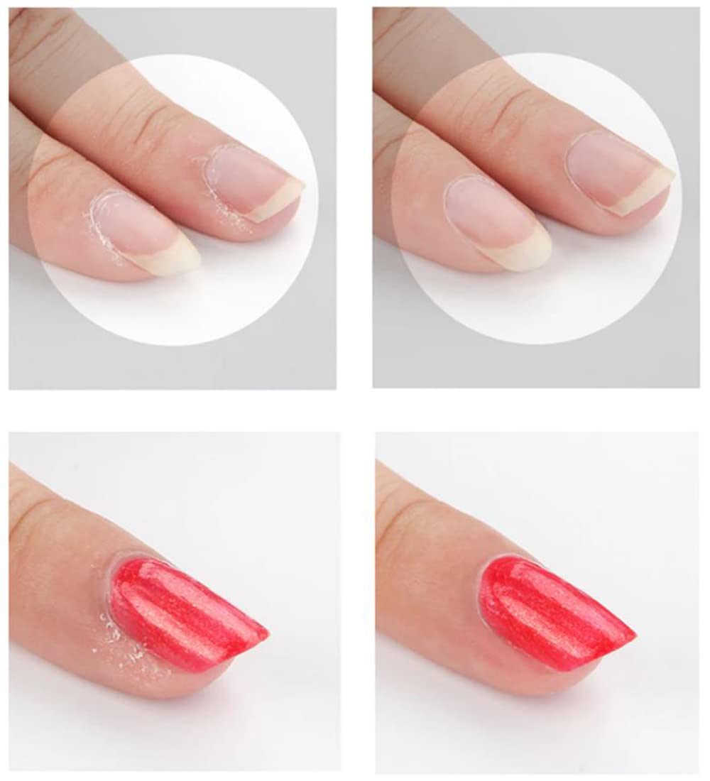 (2 Pack) Cuticle Trimmer Remover Pusher Dead Skin Callus Removal Fork Brown (B)