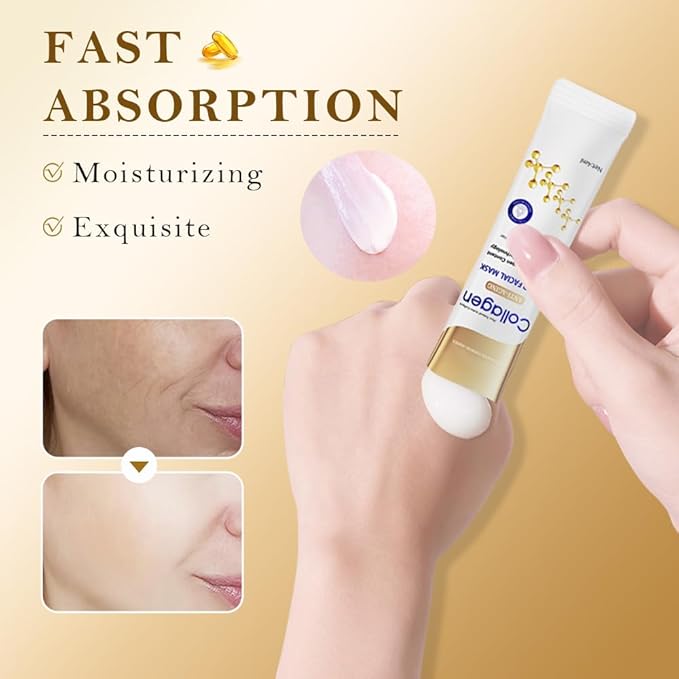 10X Collagen Anti-Aging Sleep Mask โ Active Protein Technology โ Intensive Hydration, Reduces Sagging & Dullness, Skin Care, Smooth & Whitilight, Cruelty-free (20PCS-Sleep Facial Mask)