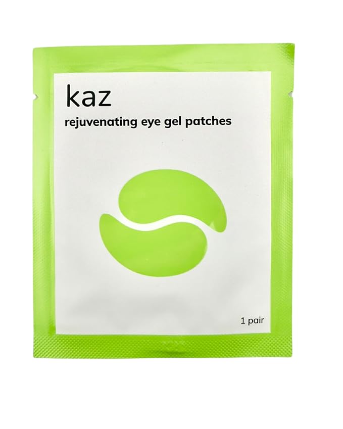 Waxness KAZ Rejuvenating Eye Gel Patches with Caffeine and Extensin, 5 pair