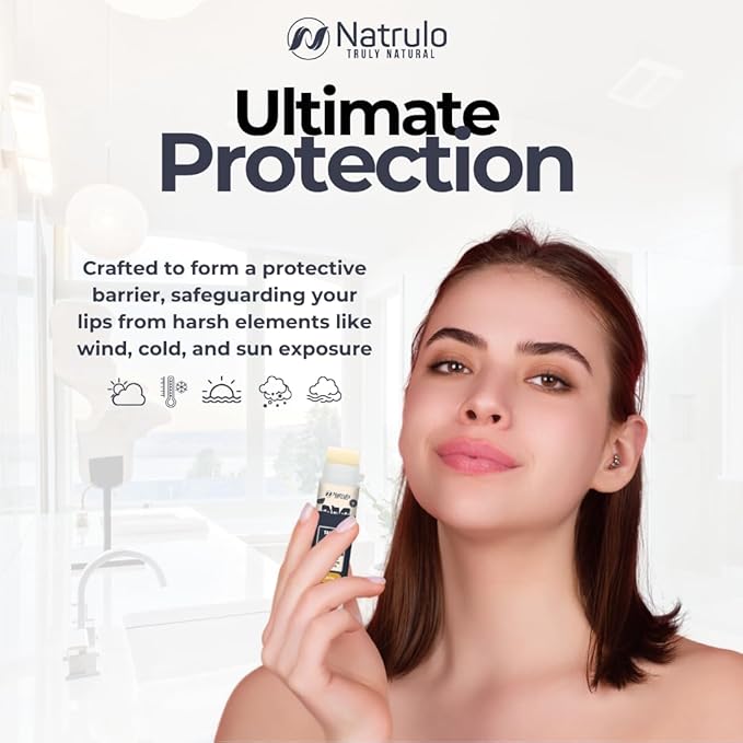 Beef Tallow Lip Balm – Natural Tallow Beeswax Chapstick – Hydrating Moisturizer Grass Fed Beef Tallow Balm Lip Care – Soothes Chapped Dry Sensitive Lips – Long Lasting Vitamin Rich USA-Made 2Pk Lemon