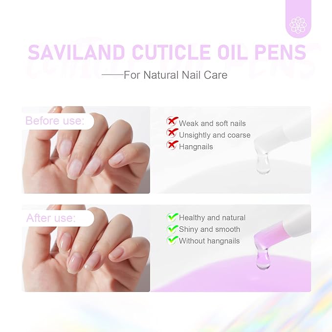 SAVILAND Cuticle Remover and Cuticle Oil Pens
