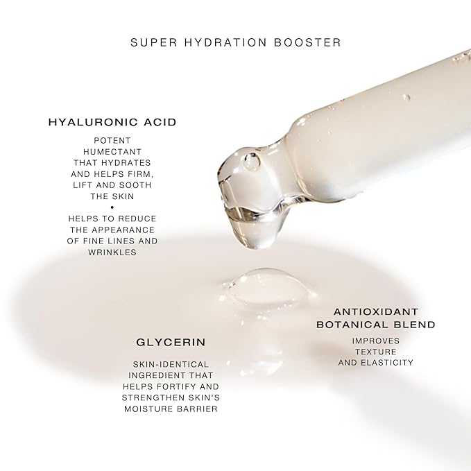 BIBA DE SOUSA Hyaluronic Acid Serum for Face - Hydrating, Anti Aging Serum - Sensitive and Acne Skin Safe (1 Oz)