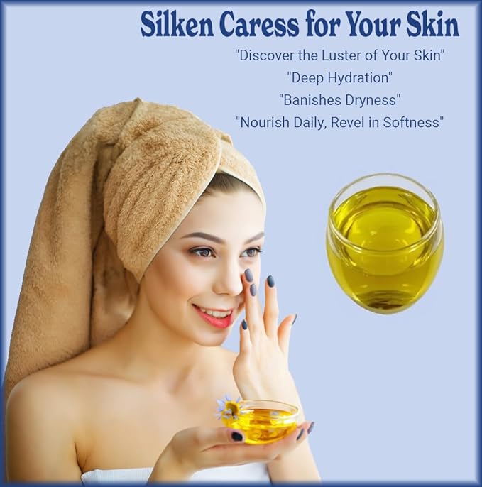 Natural Born Oils Borage Seed Oil, 8oz, Organic, Cold-Pressed, Carrier Oil, Omega-6 Rich, Skin Moisturizer, Hair Health Enhancer