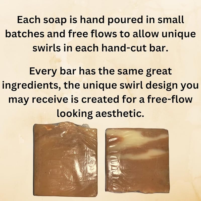 Turmeric Ginger and Honey Soap Bar Natural and Handmade Multi Bar Bundle | Gentle Cleanser for Face and Body | Help Fade Dark Marks (Turmeric 3 Bars)