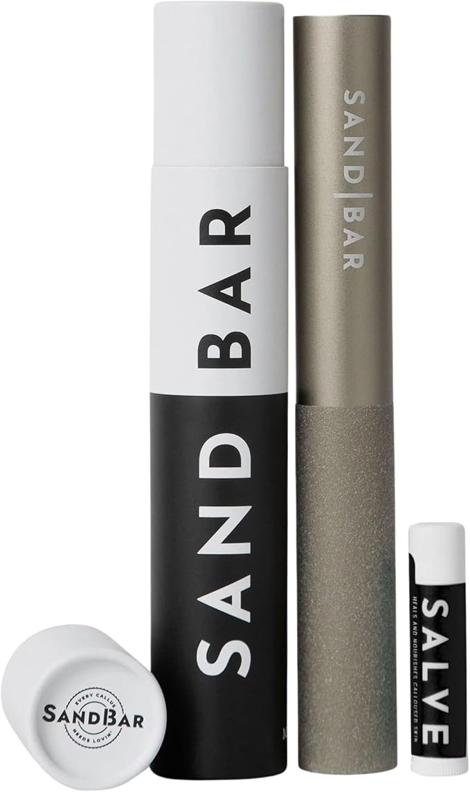 SandBar Original Callus File - Callus Remover for Hands and Fingers - Don't Remove Hard Skin with Shavers Or Pumice Stones - Maintain Your Grip - for Gym Enthusiasts, Climbers, Gymnasts & WOD Junkies