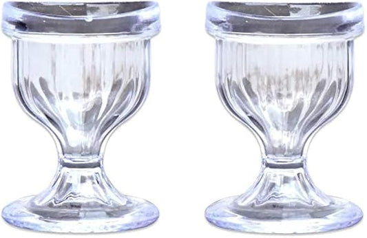 Ancient Impex Eye Wash Cup Set Of 2 - Soothing Relief From Allergens, Irritants, Makeup, Dust, Dry Eyes