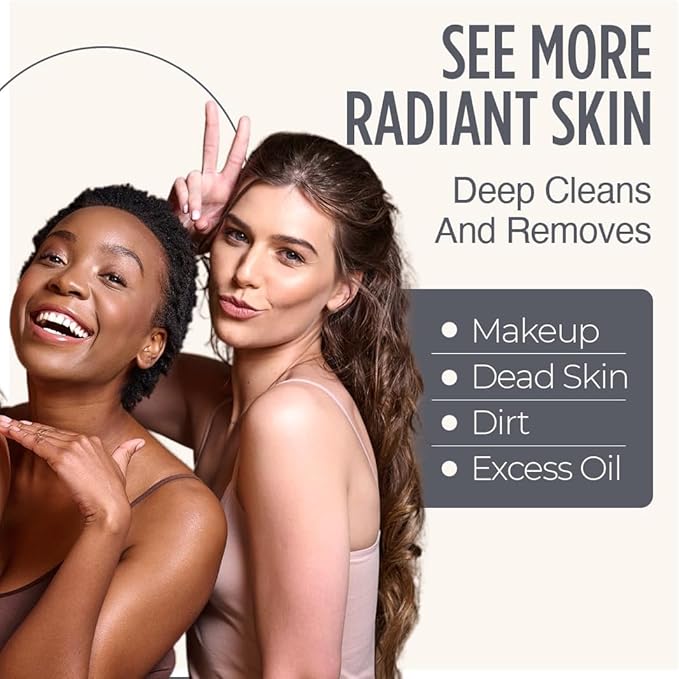 HartFelt Head-to-Toe Exfoliation Beauty Box & Trial Pack Gentle Peach Sensitive Facial Exfoliating Pads, Full Body Spa Scrubs, Perfect Skin Rejuvenation Gift Set